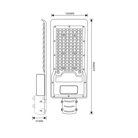 Уличный светильник Эра SPP-502-0-50K-080 Б0051831