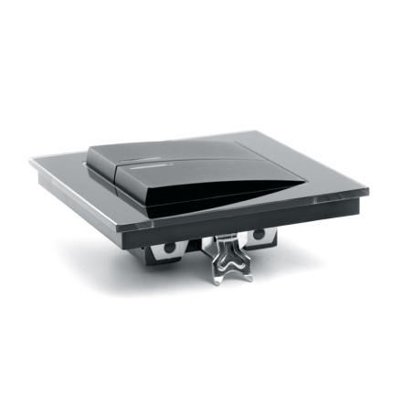 Выключатель 2-клавишный c индикатором Stekker Катрин 39504