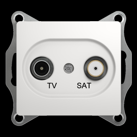 Розетка TV-SAT оконечная 1DB Systeme Electric Glossa GSL000197