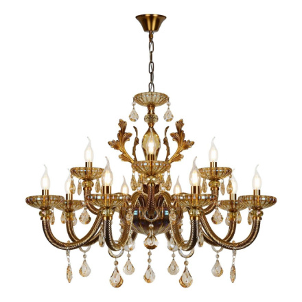 Подвесная люстра iLamp Asia 81069-8+4 BR