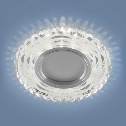 Встраиваемый светильник Elektrostandard 2246 MR16 SL/WH зеркальный/белый 4690389148910