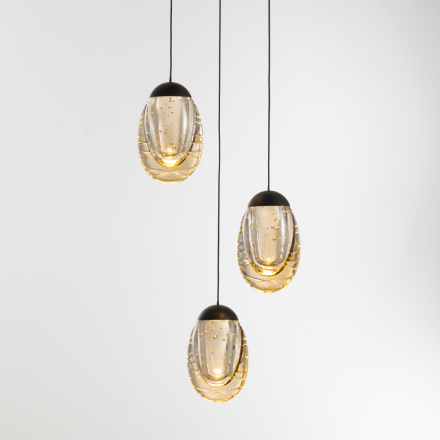 Подвесной светильник Delight Collection MD25090022-3A matt black/champagne