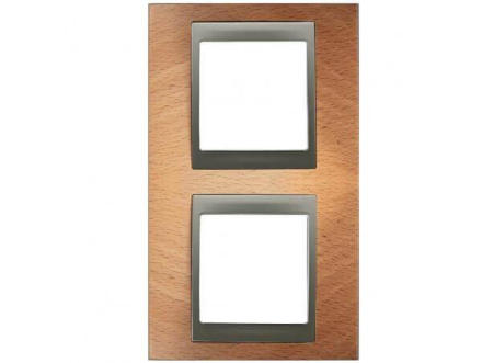 Рамка 2-постовая вертикальная Schneider Electric Unica Top MGU66.004V.298