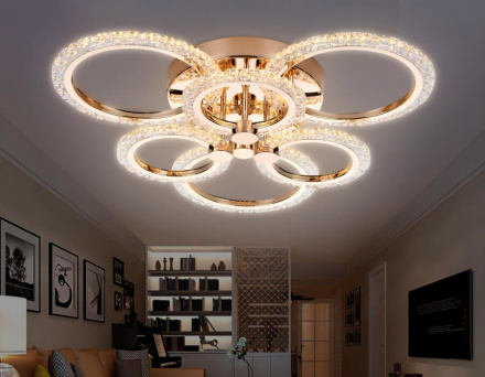 Потолочная светодиодная люстра Ambrella Light Acrylica Original FA418