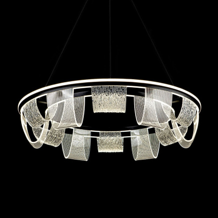 Подвесная люстра LED4U L7706-800 BK