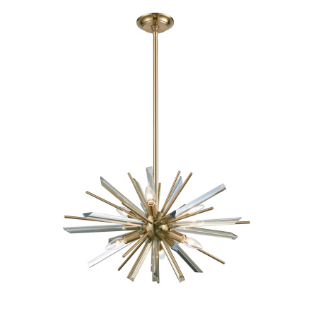 Люстра на штанге Delight Collection P68112-6AB antique brass