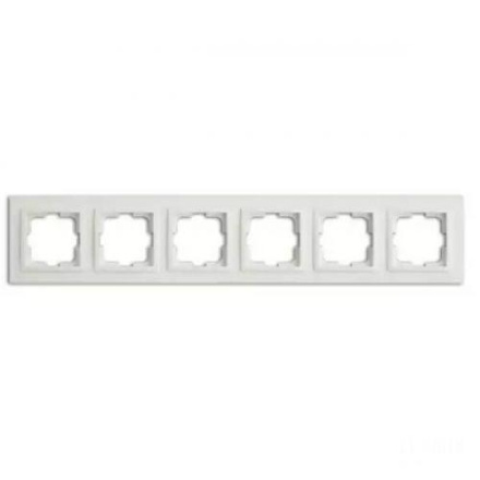 Рамка на 6 постов Mono Electric Despina слоновая кость 102-010000-166