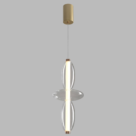 Подвесной светильник Crystal Lux QUASAR SP14W LED TRANSPARENT