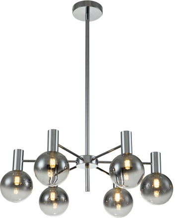 Люстра на штанге Indigo Collana 13015/6R Chrome V000224
