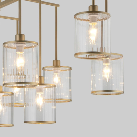 Потолочная люстра Eurosvet Inari 60144/10 золото a061944