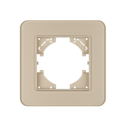 Рамка стеклянная на 1 пост Arlight FRM-OMALI-GS-1-GD 049667