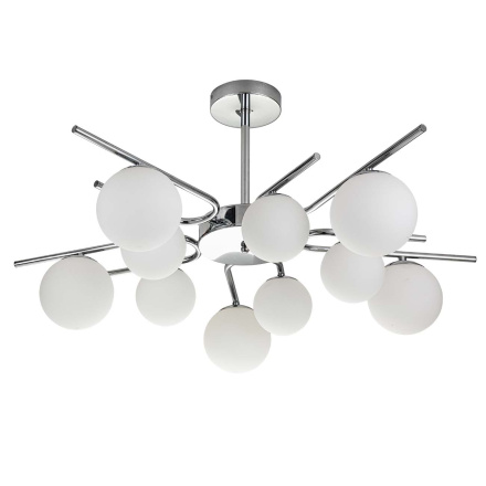 Люстра на штанге Escada Sphere 642/10P Silver