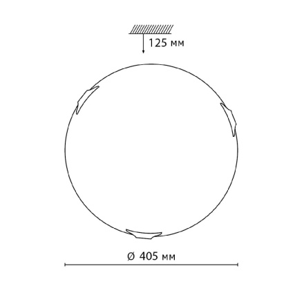 Настенно-потолочный светильник Sonex Lufe 7601/DL