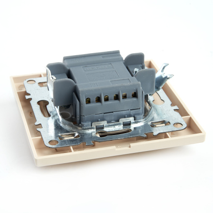 Переключатель 2-клавишный Stekker Эрна 39920