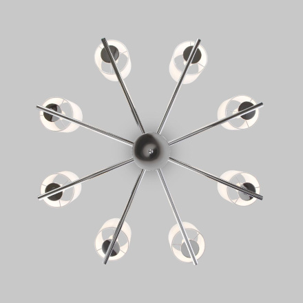 Подвесная люстра Eurosvet Caprera 60146/8 никель a063869