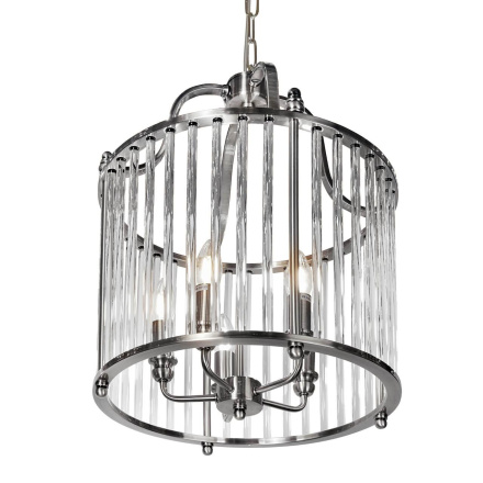 Подвесная люстра iLamp Qeens P2437-5 Nickel