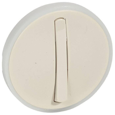 Лицевая панель Legrand Celiane выключателя с контурной подсветкой слоновая кость 066277