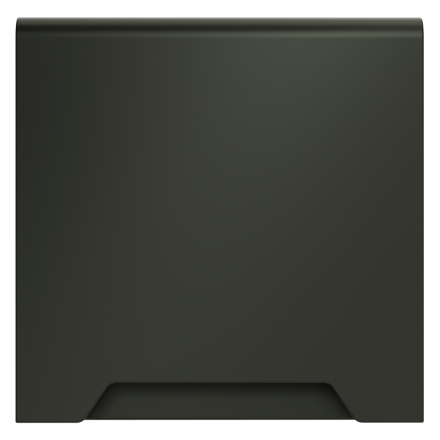 Накладка для розетки с заземлением, защитными шторками и крышкой Voltum S70 (титан) VLS000806