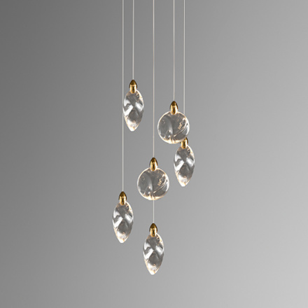 Подвесной светильник Delight Collection Colvin MT9176-6H titanium gold