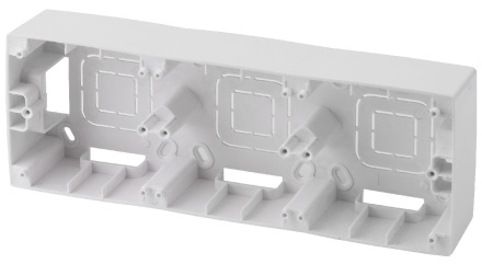 Коробка для накладного монтажа на 3 поста Эра 12-6103-01 Б0043180