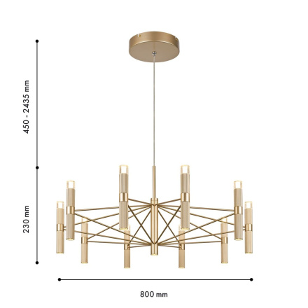 Подвесная люстра Favourite Blick 4759-10P