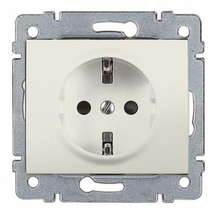 Розетка 2К+3 Legrand Galea Life 16A 250V с/з со шторками автоматические клеммы перламутр 771563