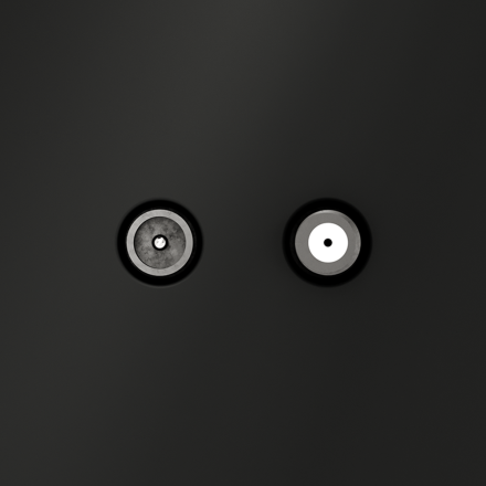 Розетка телевизионная Voltum S70 VLS060408 (черный матовый)