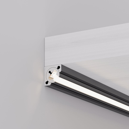 Профиль с экраном Arlight SL-KANT-H10-ROTATE-2000 IRON GREY (Алюминий+пластик) 055331