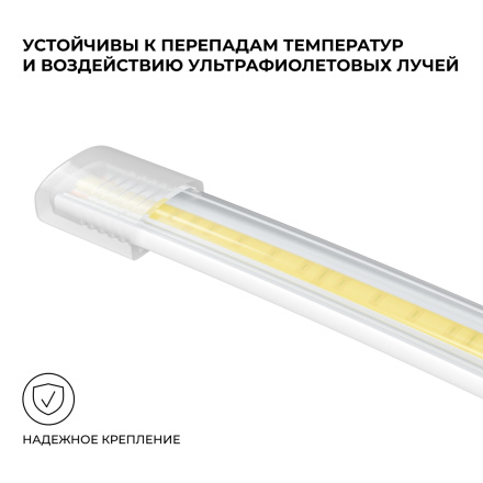Комплект (10шт) заглушек пластиковых для светодиодной ленты Apeyron COB 220В-driverless 10-110/111/112 09-146