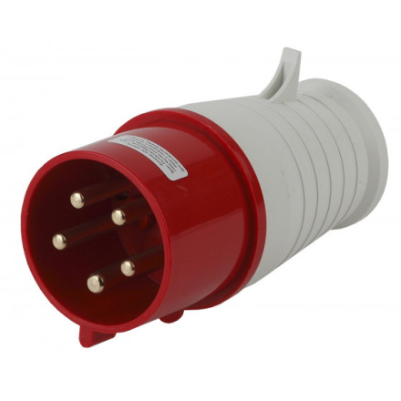 Вилка ЭРА V-32-3P-PE-N-IP44 переносная 025 3Р+РЕ+N 32А 380В IP44 Б0032854