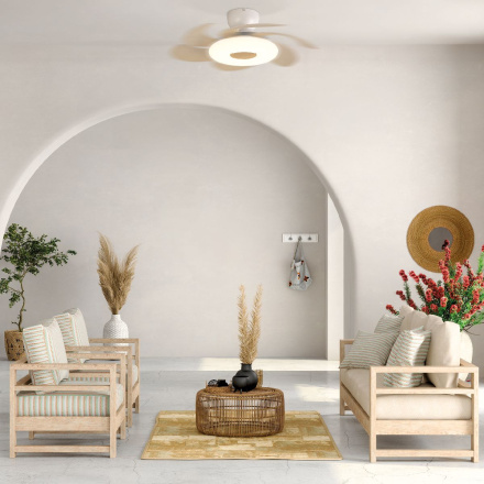 Люстра-вентилятор Mantra Flower 8704