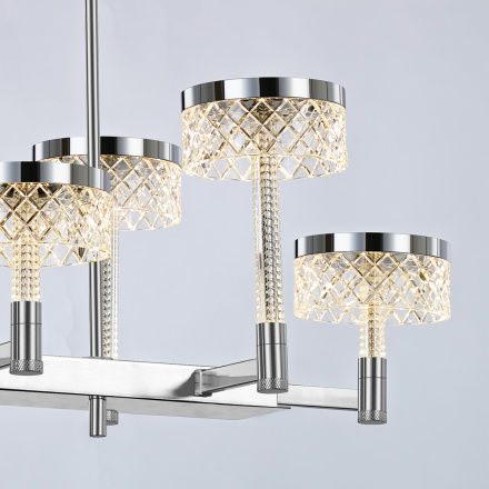 Подвесная люстра Delight Collection MD21020075 MD21020075-8B chrome