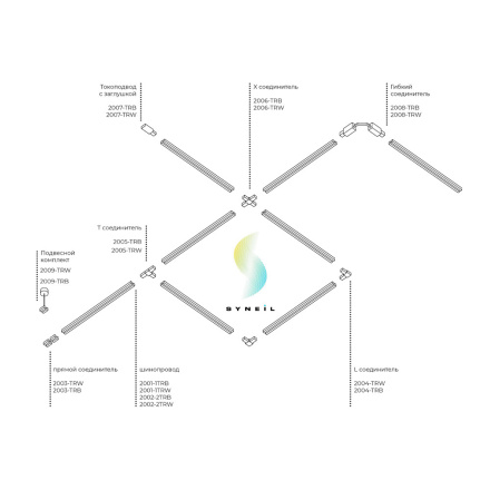 Однофазный шинопровод Simple Story 2002-2TRB