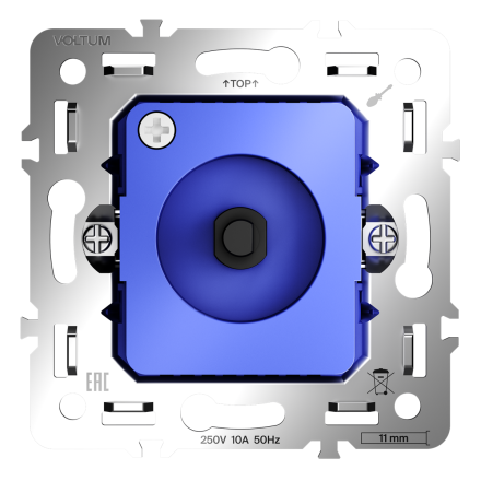 Механизм светорегулятора поворотно-нажимного 600 Вт Voltum S70 VLS0703M