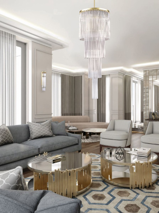 Каскадная люстра Kutek Filago FIL-ZW-13(P)600/500