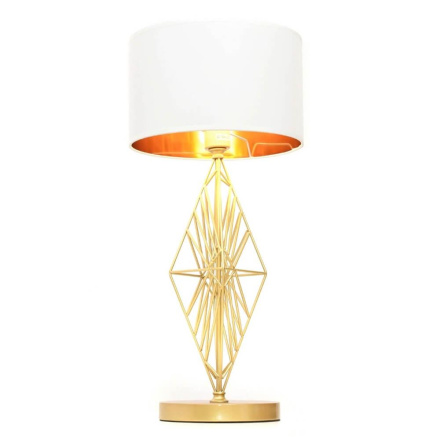 Настольная лампа Lumina Deco Salvari LDT 5533 GD+WT