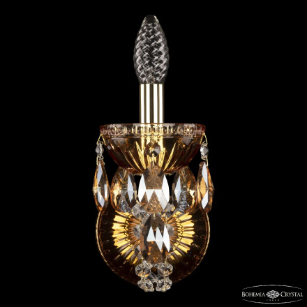 Бра Bohemia Ivele Crystal 5402B/1/141 G Amber/M-1G K721