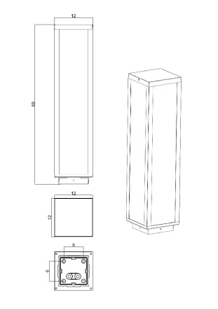 Ландшафтный светильник Arte Lamp Belfast A4569FN-1BK