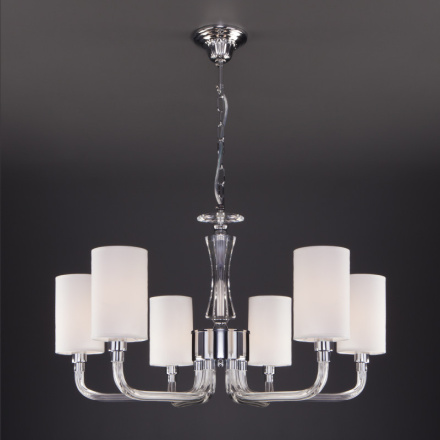 Подвесная люстра Eurosvet 60112/6 хром