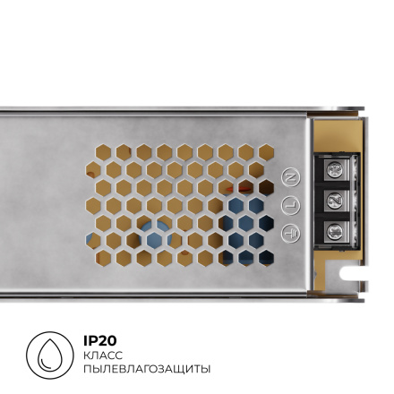 Блок питания Apeyron 24В, 200Вт, 170-264В, 8,3А, IP20 03-158