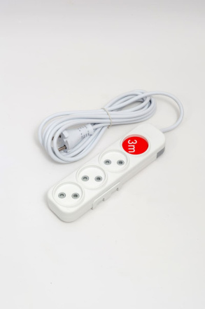 Удлинитель 4вх с защитными шторками ELBI Myra 527-010203-450