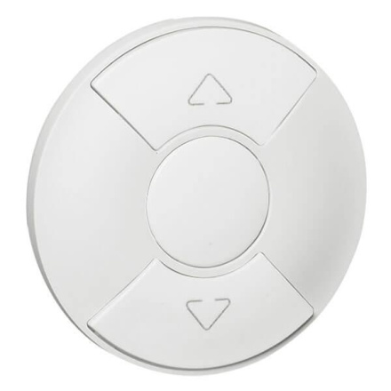 Лицевая панель Legrand Celiane механизма рольставней белая 068151