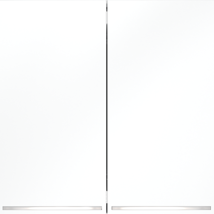 Проходной переключатель двухклавишный с подсветкой Voltum S70 VLS020402 (белый матовый)