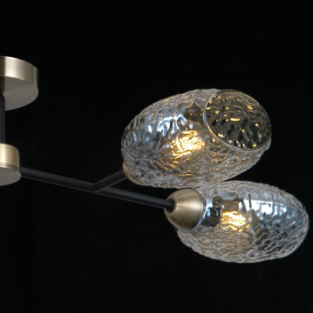 Люстра на штанге Illumico IL0285-4CSQ-79 BK AB