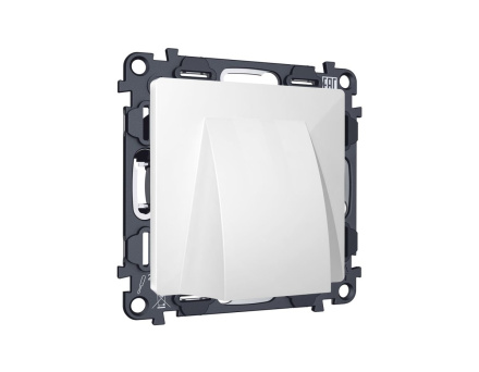 Комплект вывода кабеля с фикатором Alfa Белый глянец Quant Ambrella Volt MA115810 (AP1158, VM238)