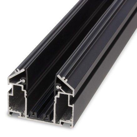 Трековый шинопровод с закладным профилем для натяжного потолка AM Group AM539 3M BK SMART