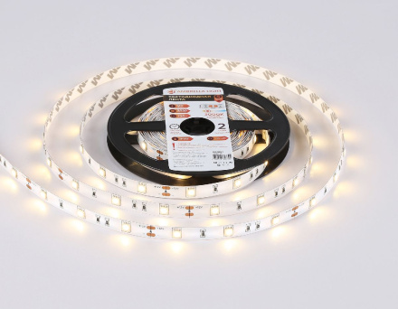 Светодиодная лента Ambrella Light LED Strip 12В 5050 7,2Вт/м 3000K 5м IP20 GS1801