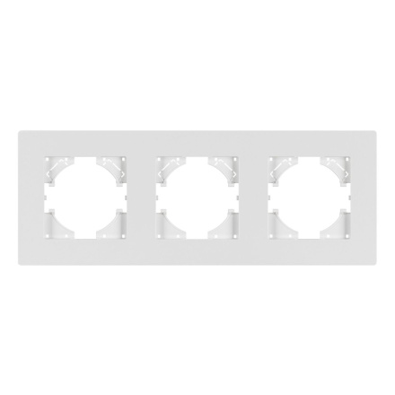 Рамка на 3 поста пластиковая Arlight FRM-PERIO-PL-3-WH 049754