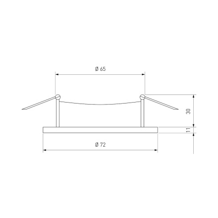 Встраиваемый светильник Elektrostandard 111 MR16 серебро 4690389168697