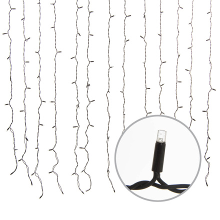 Уличная светодиодная гирлянда (UL-00003939) Uniel занавес белый ULD-C2030-240/TBK White IP67